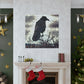 American Crow Mosaic - Canvas