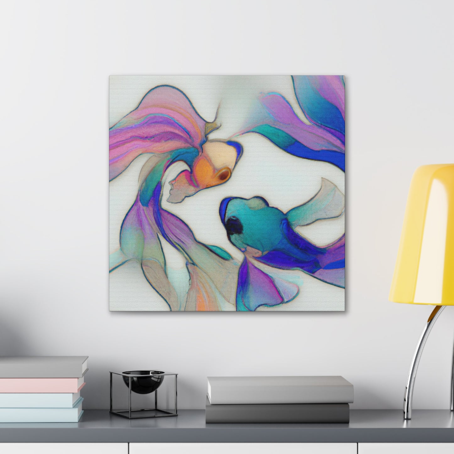 "Guppy in Art Nouveau" - Canvas