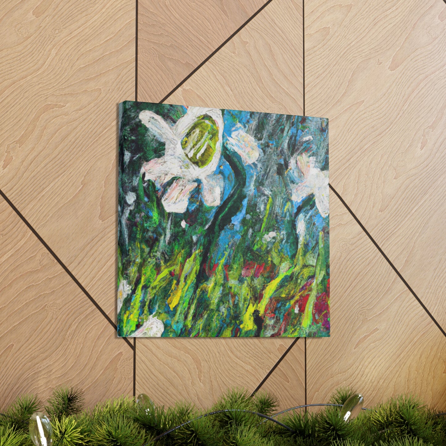 Daisy in Expressionism - Canvas