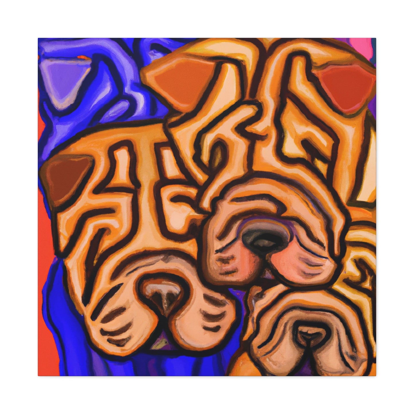 Shar Pei Lyrical Dance - Canvas