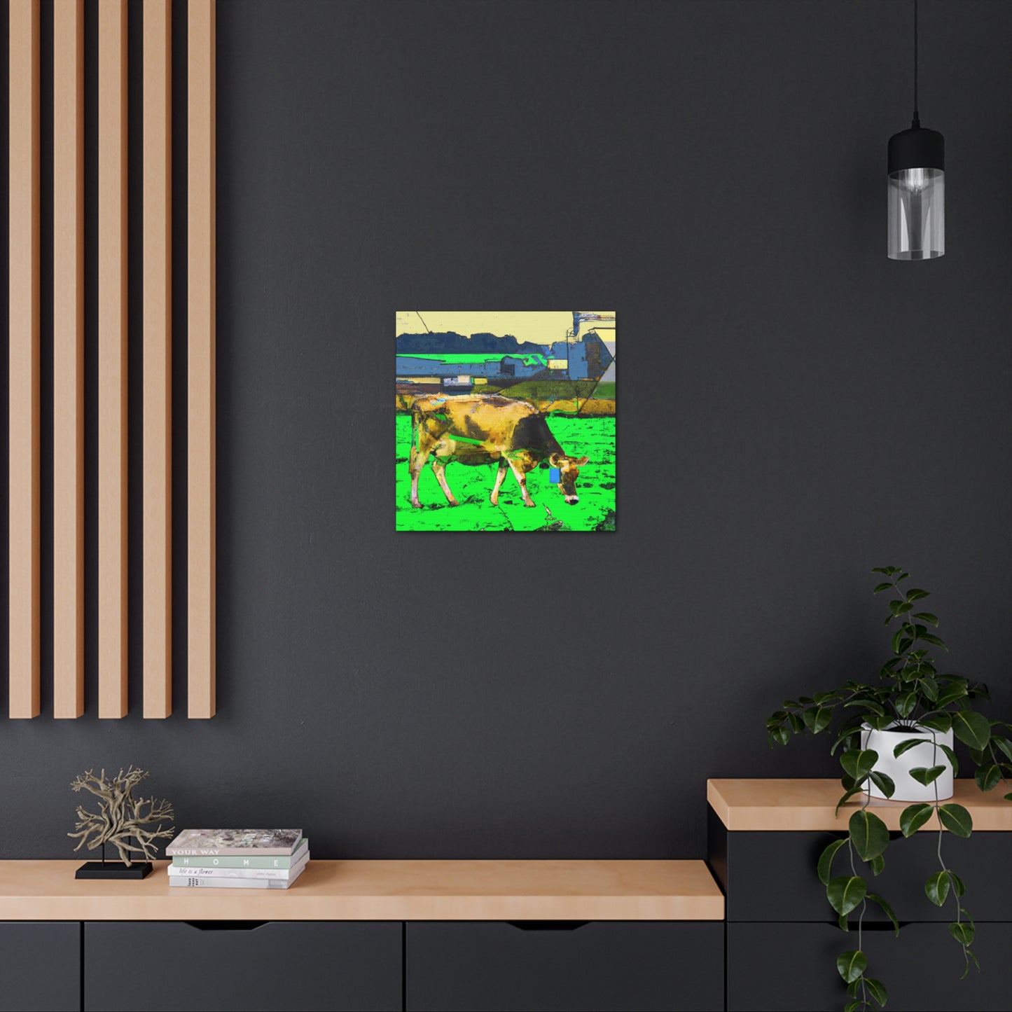 "Cow On The Farm" - Canvas