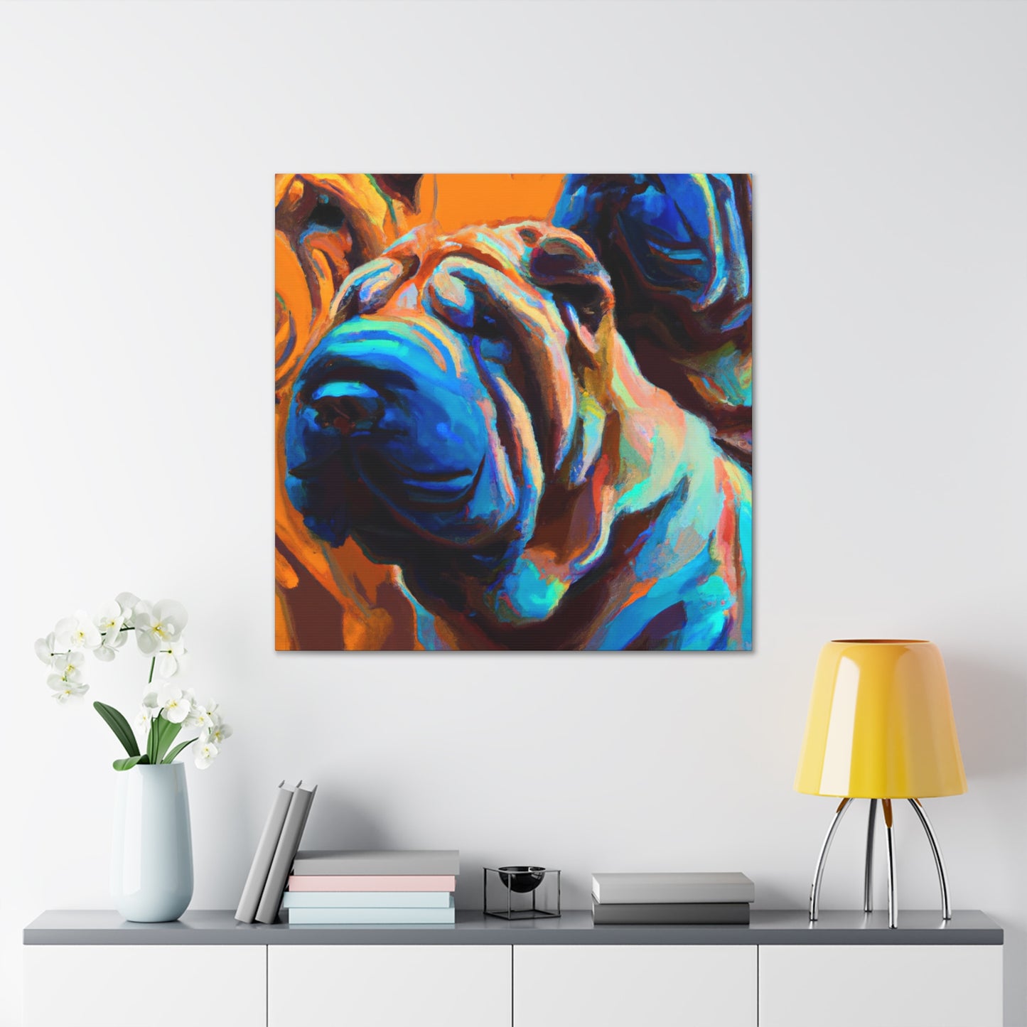 Shar Pei Surrealism - Canvas