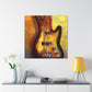 "Bass Guitar Impressionism" - Canvas