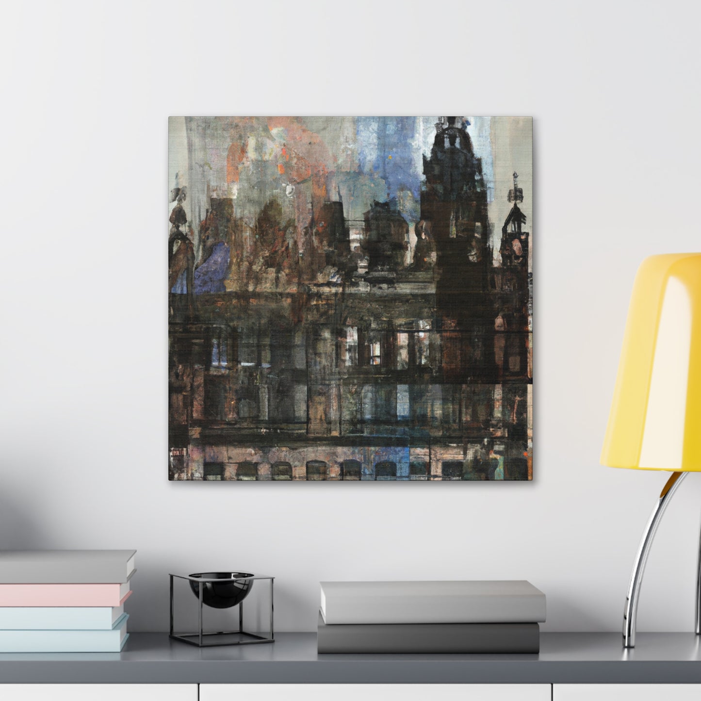 "Gothic Gloomy Mural" - Canvas