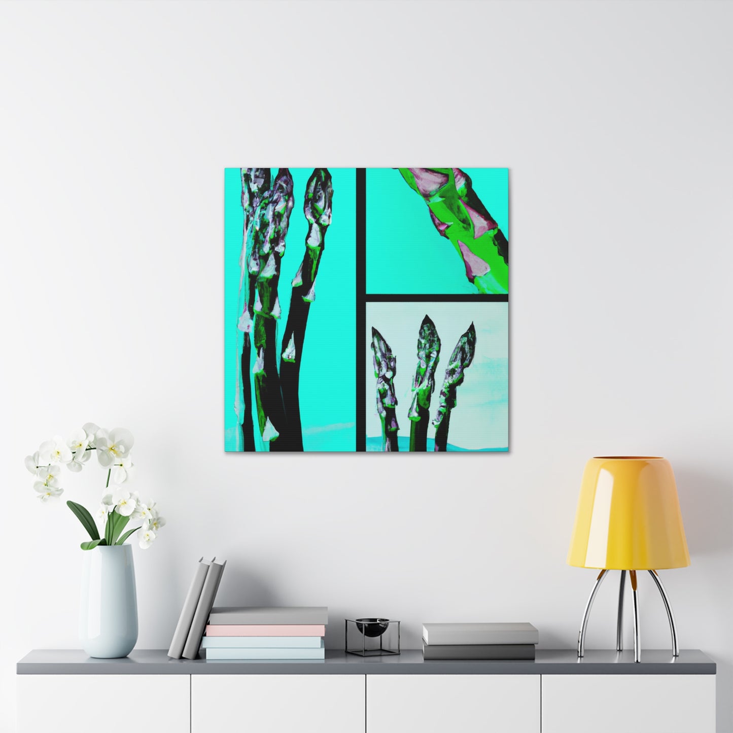 "Asparagus Pop Celebration!" - Canvas