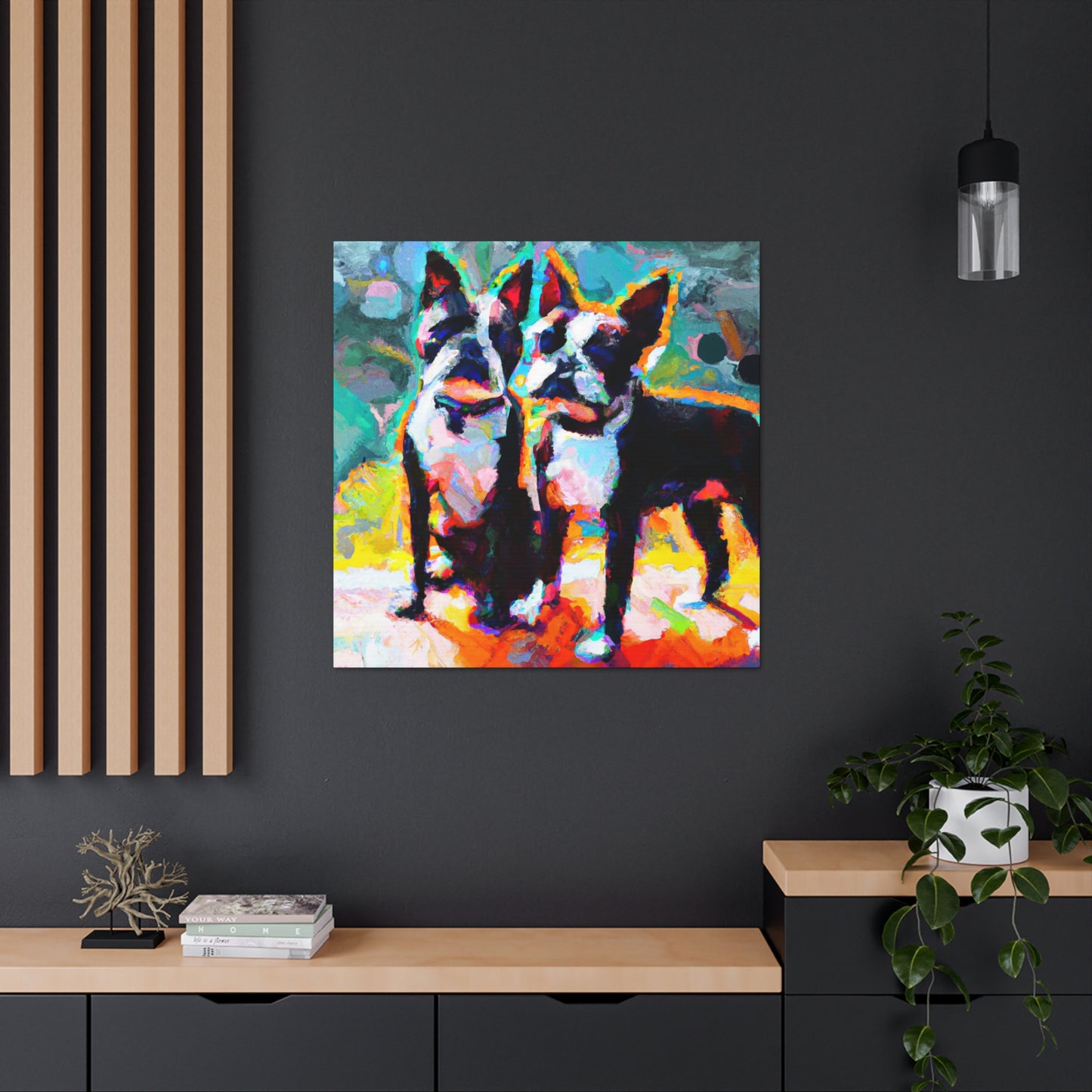 Boston Terrier Impression - Canvas