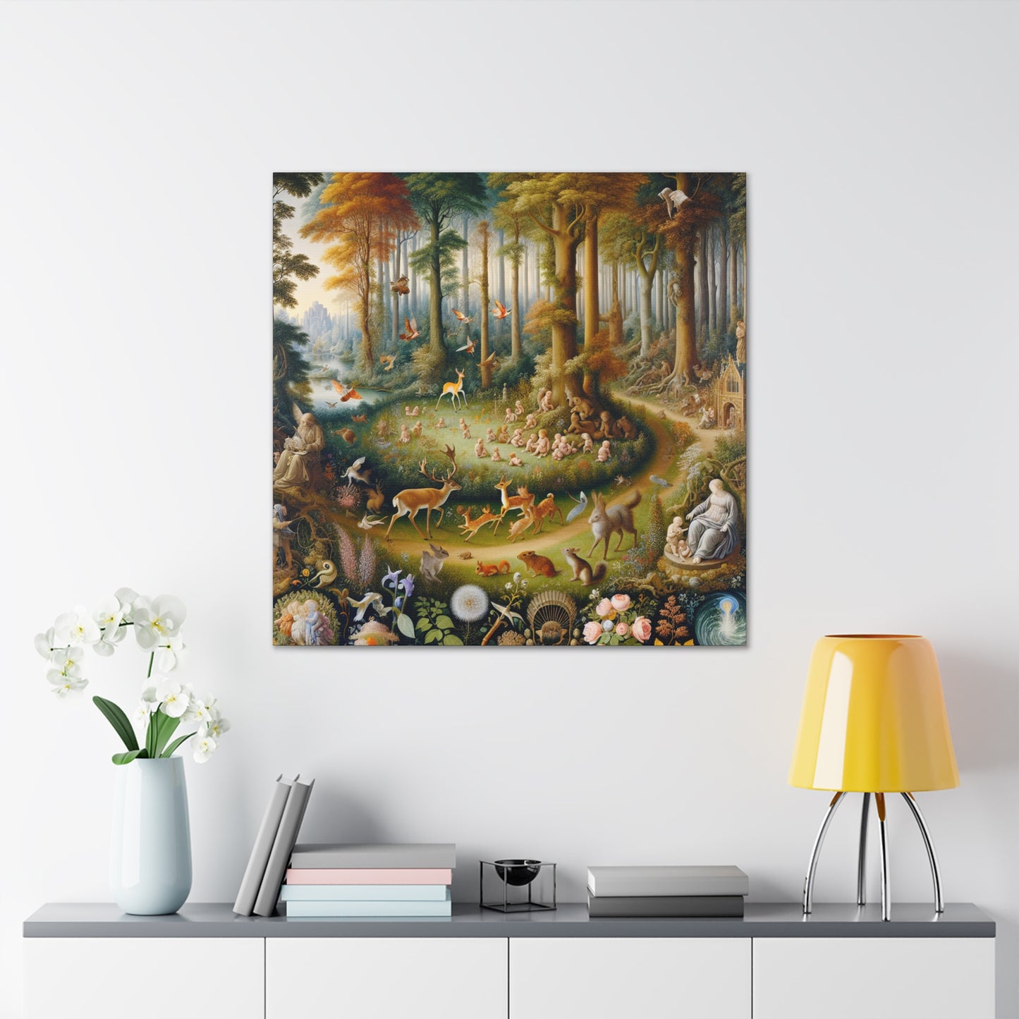 Enchanted Woodland Symphony - Canvas