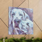 "Weimaraner In Impressionism" - Canvas