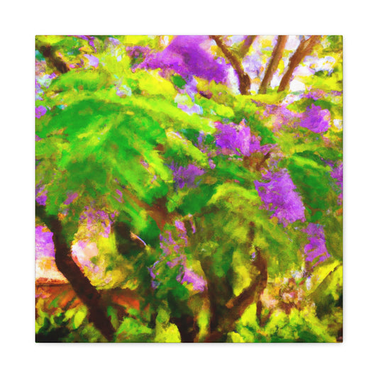 "Jacaranda Sea Sunrise" - Canvas