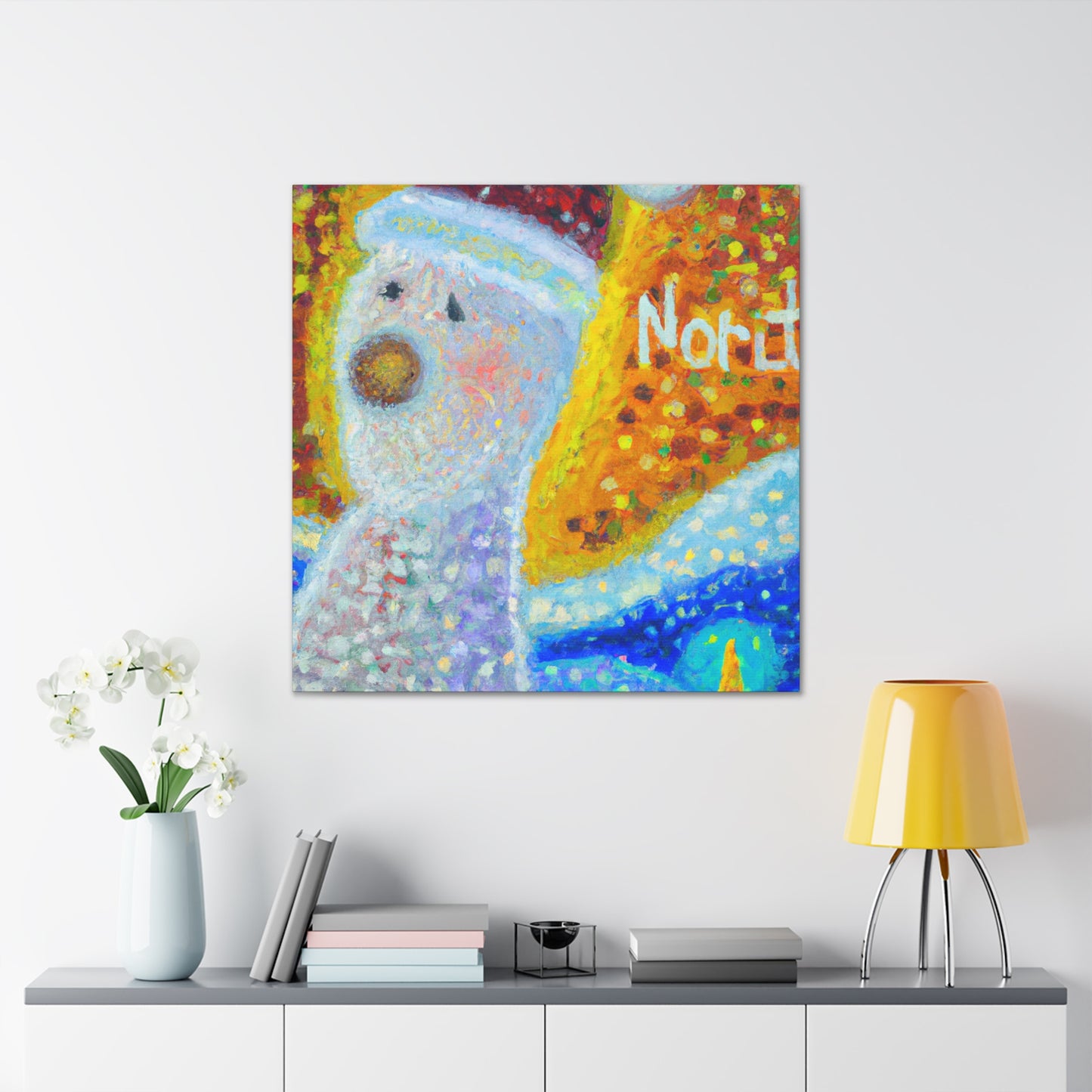 "Polar Pointillism Vision" - Canvas