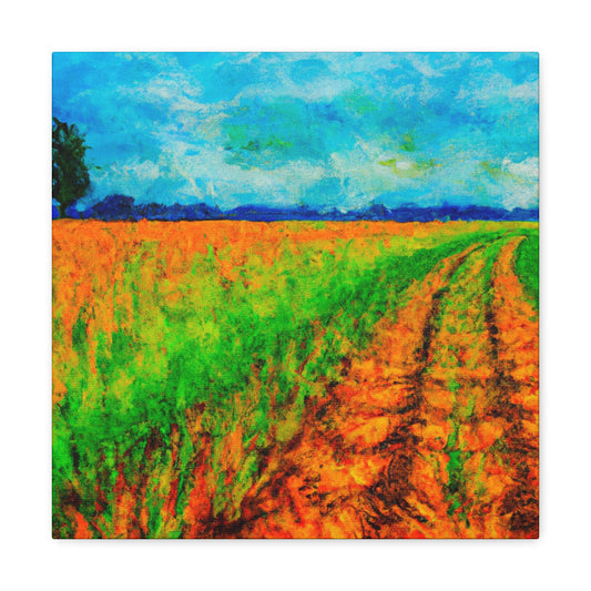 Golden Harvest Fields - Canvas