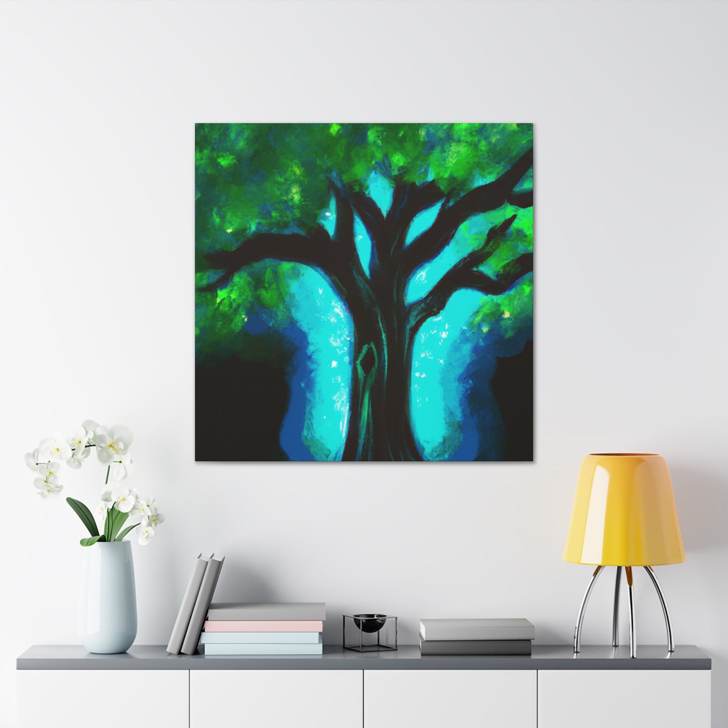 "Oak Tree Ode Variegata" - Canvas