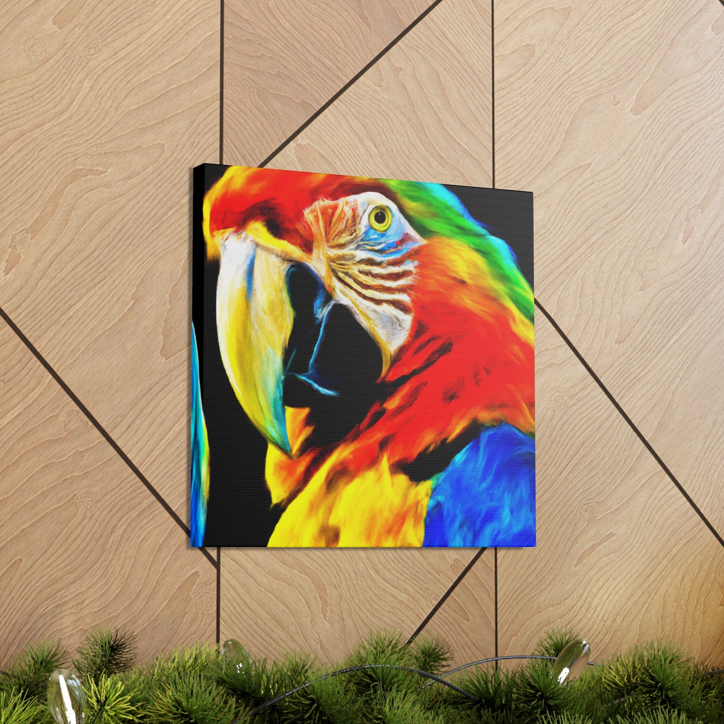 "Sky of Tropical Birds" - Canvas