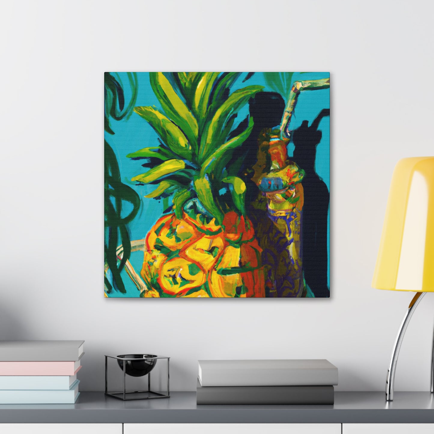 Pineapple in Neoclassicism - Canvas