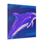 Dolphin in Simplicity - Canvas