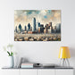 "Colorful Metropolis Unveiled" - Canvas