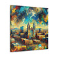 Desert Dreamscape Ablaze - Canvas