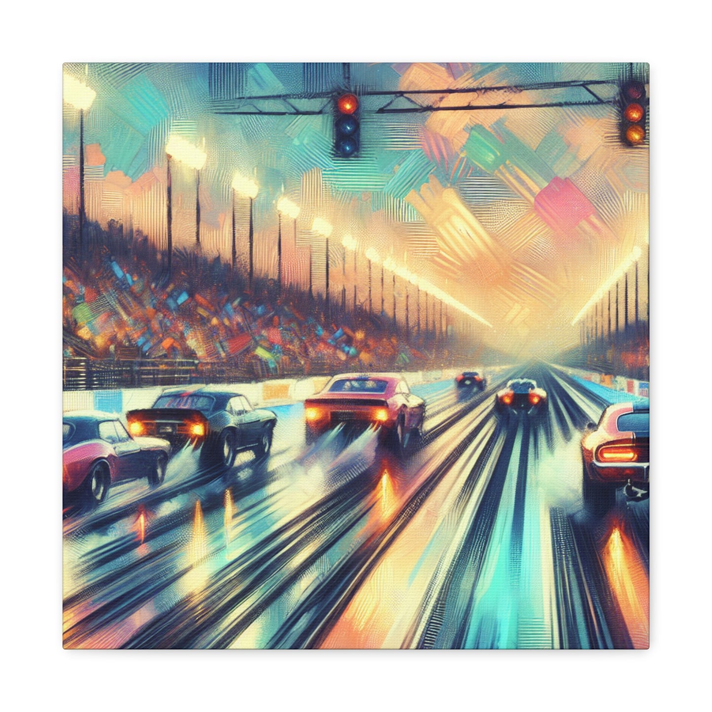 Roaring Thunder Speedway - Canvas