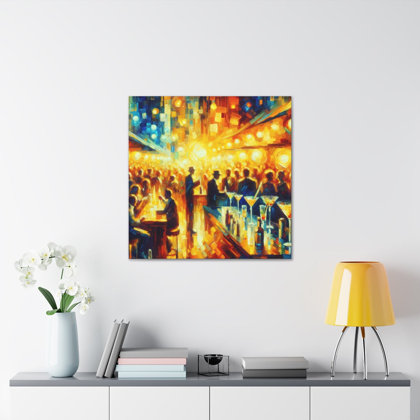 "Intoxicating Nighttime Revelry" - Canvas