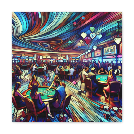 "Chaos at Casino" - Canvas