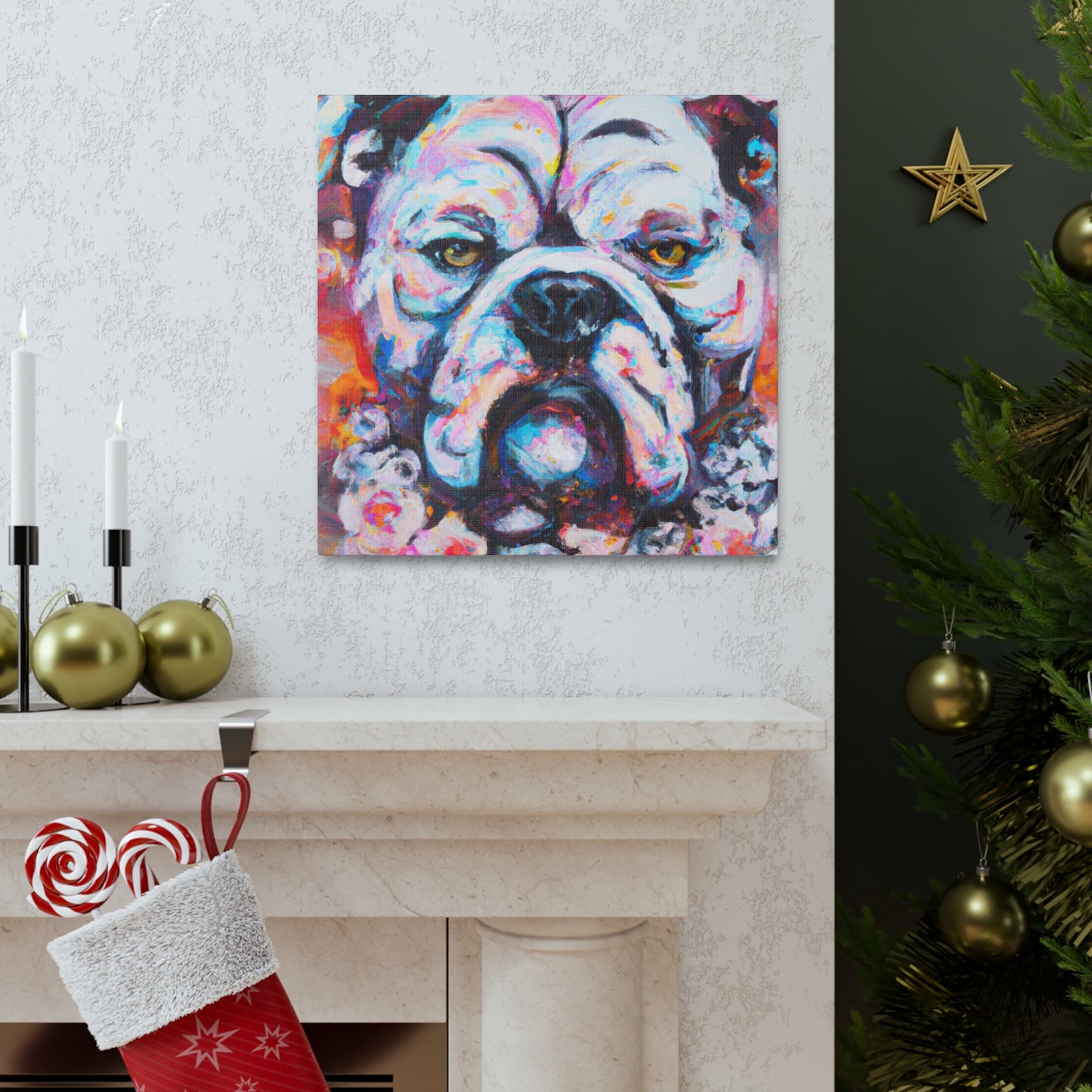 "American Bulldog Glory" - Canvas