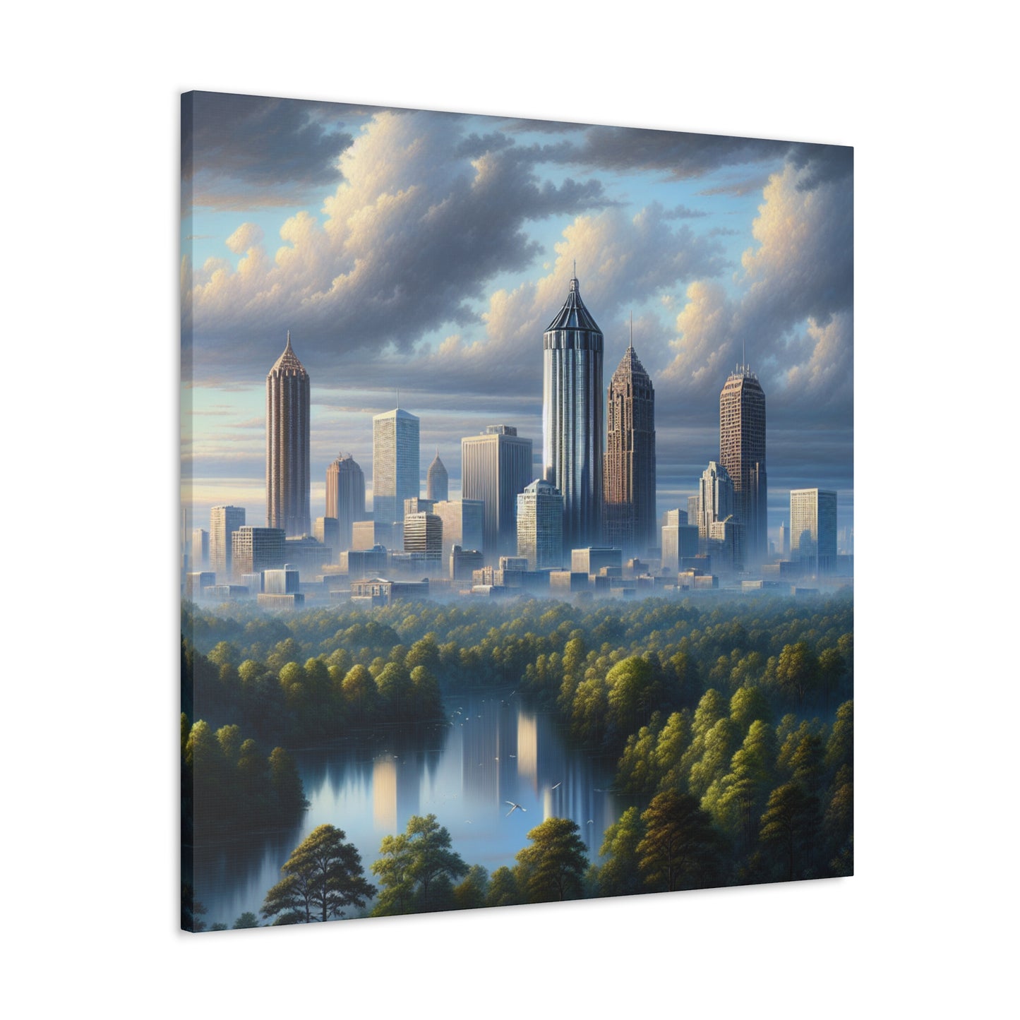 "Ethereal Urban Legacy" - Canvas