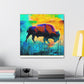 "Majestic Bison Splendor" - Canvas