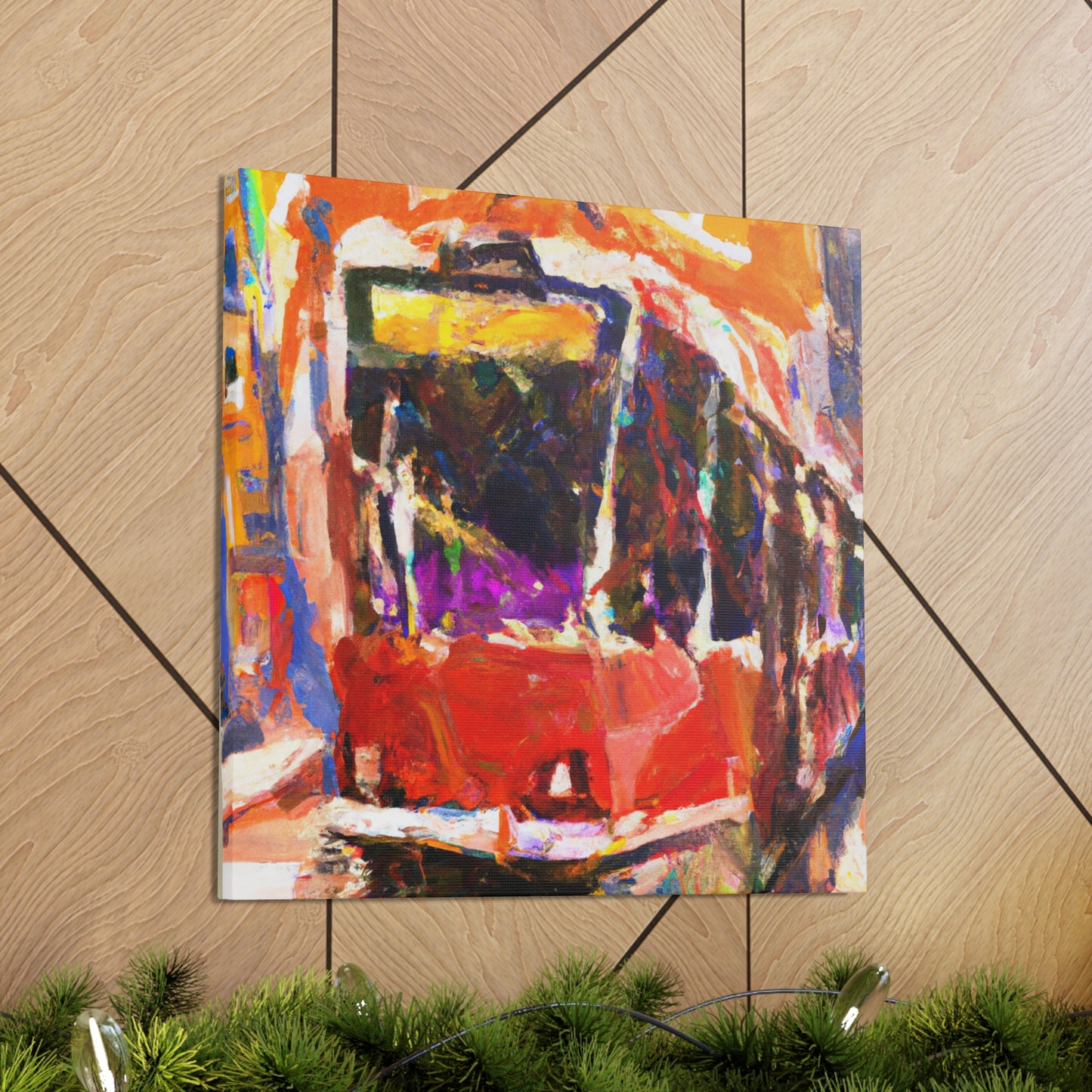 "Tram Ride to Freedom" - Canvas