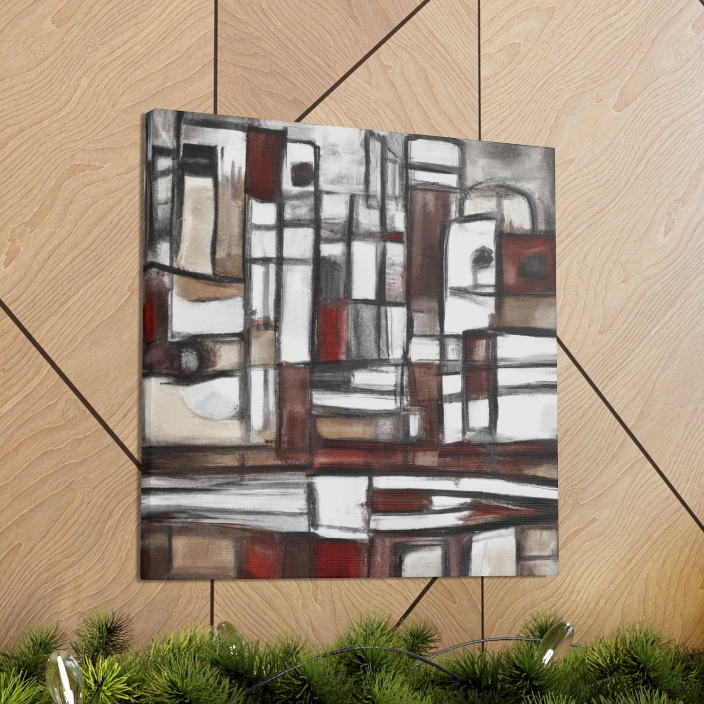 "Modern Art Decor Mosaic" - Canvas