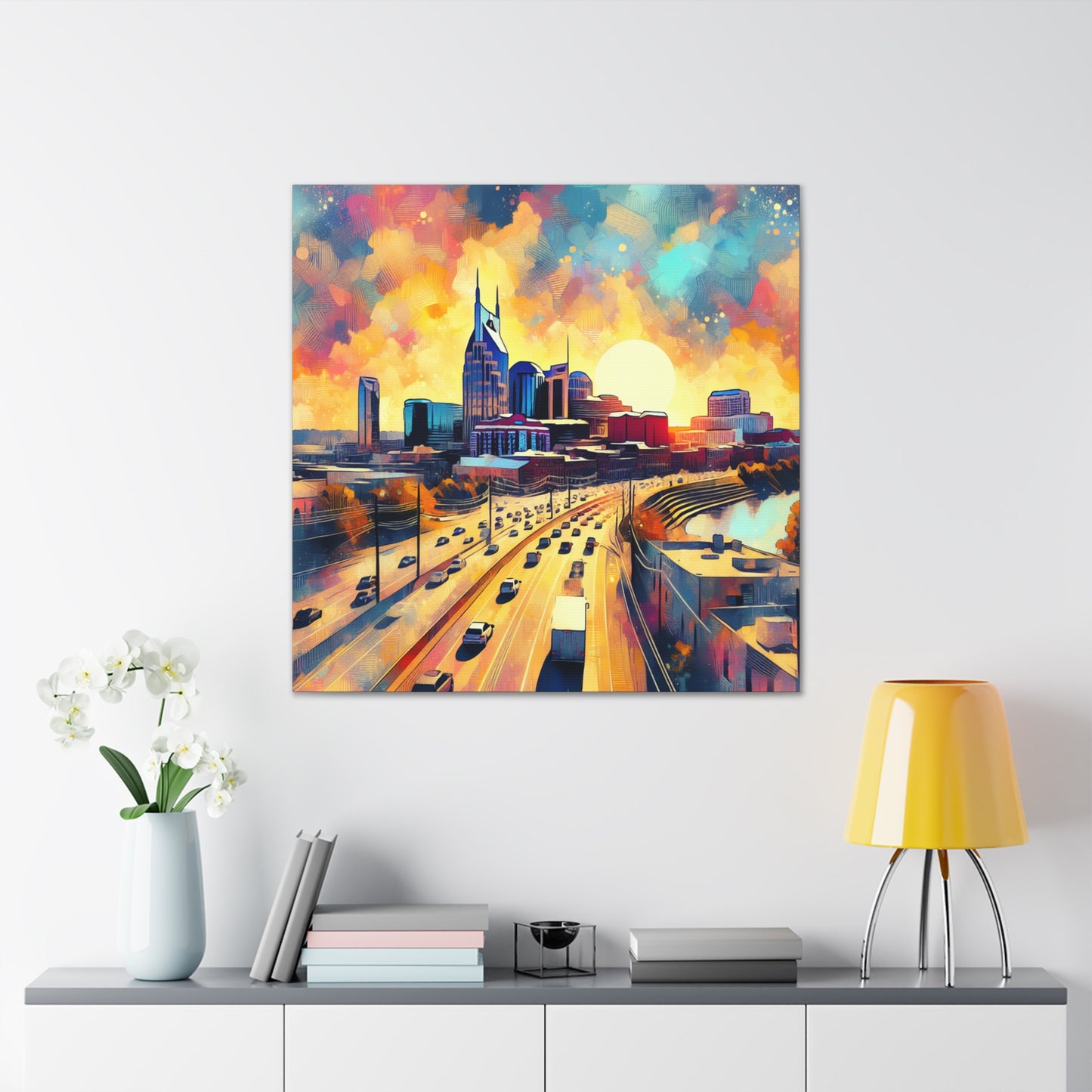 "Melodic City Colors" - Canvas