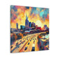 "Melodic City Colors" - Canvas