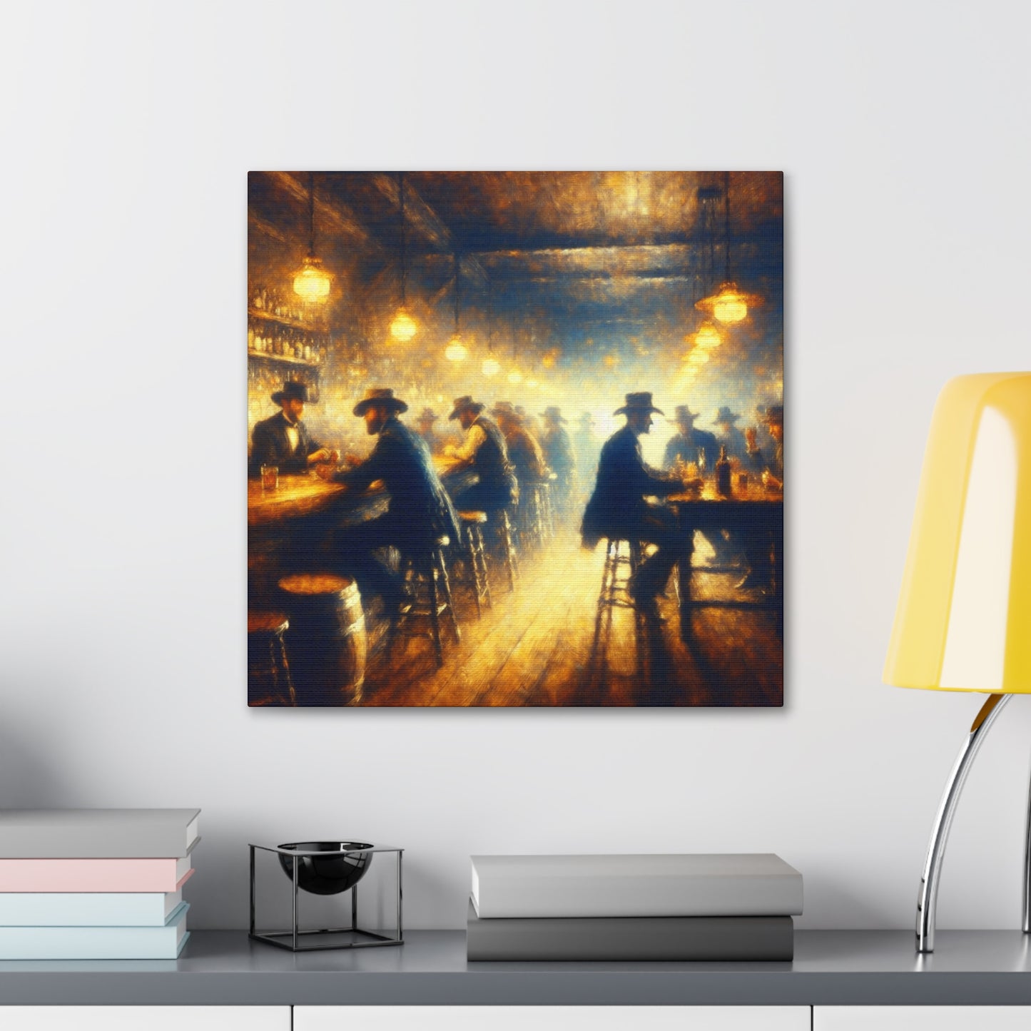 Saloon Serenade Stampedes - Canvas