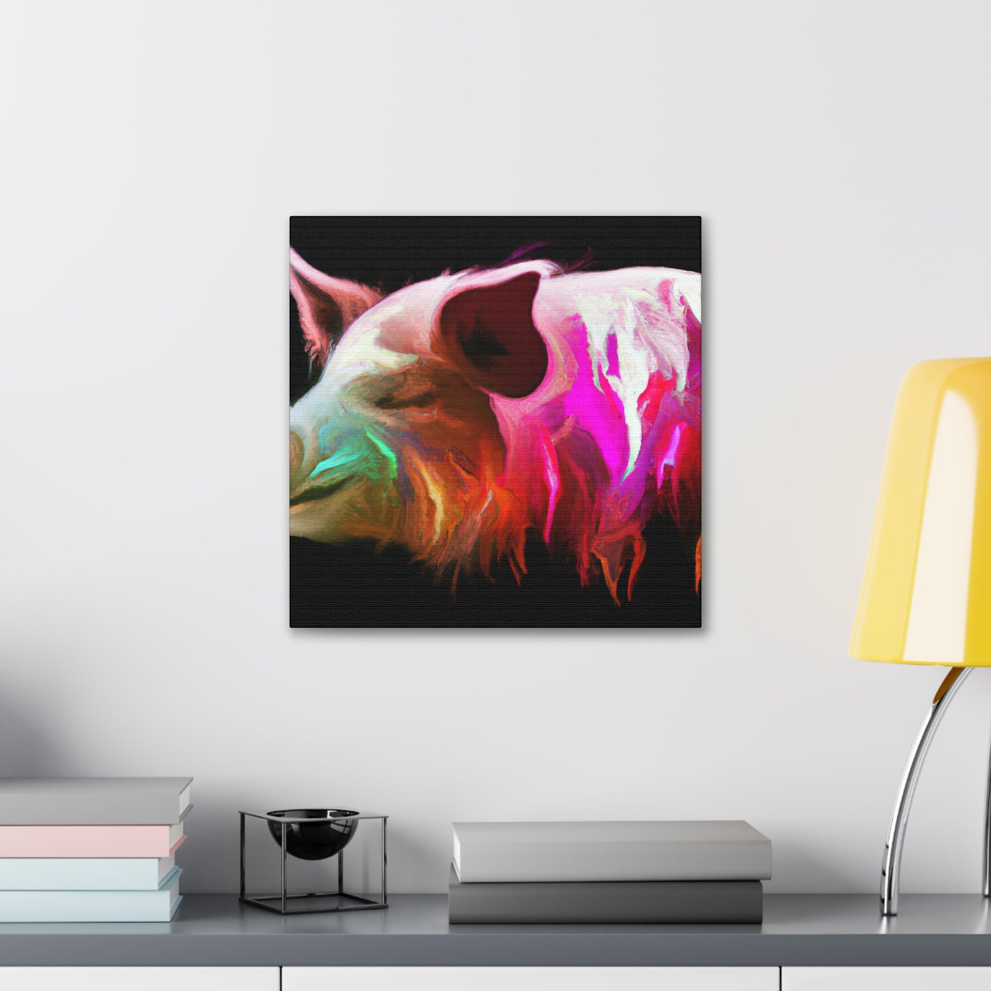 Pig With Personality - Canvas