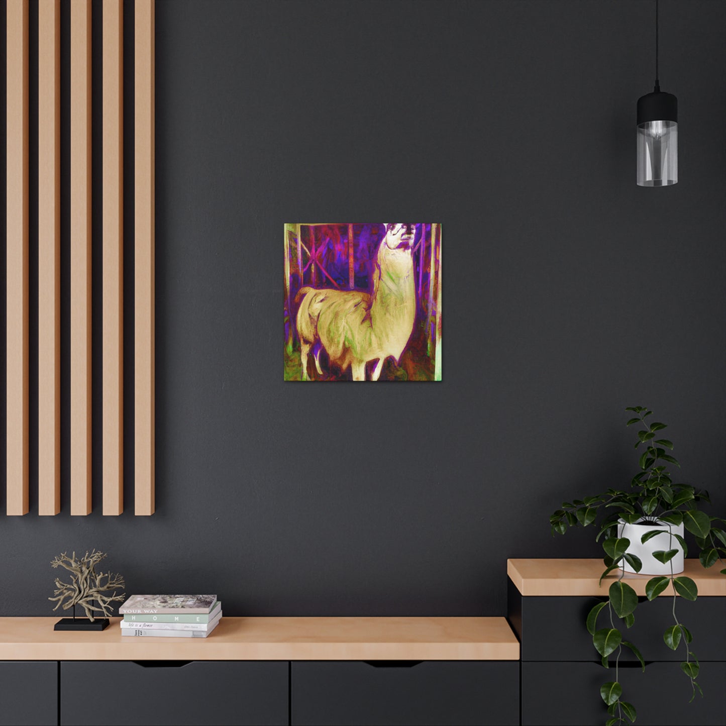 Llama Majestic Splendor - Canvas