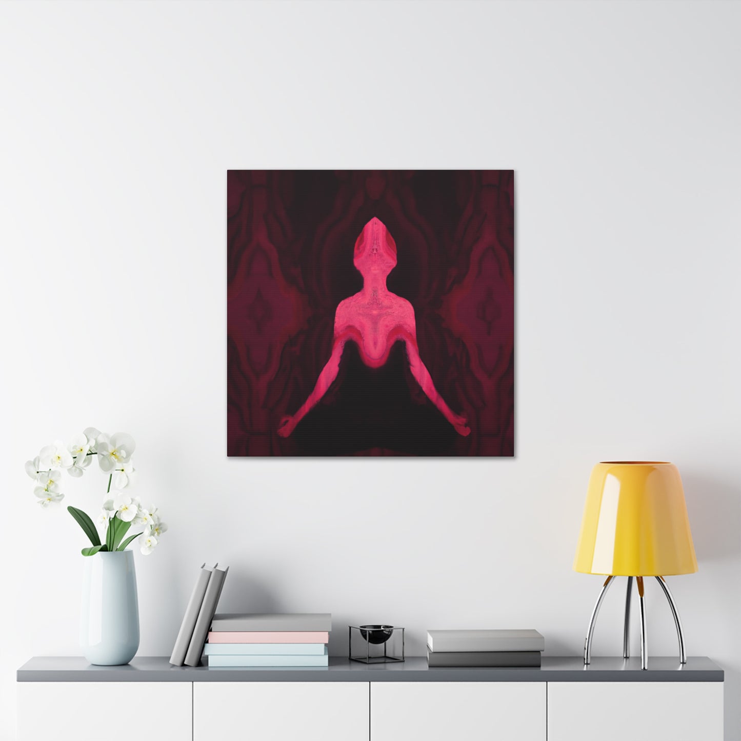 Yoga in Abstract Form - Canvas