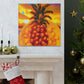 "Pineapple Paradise Scene" - Canvas