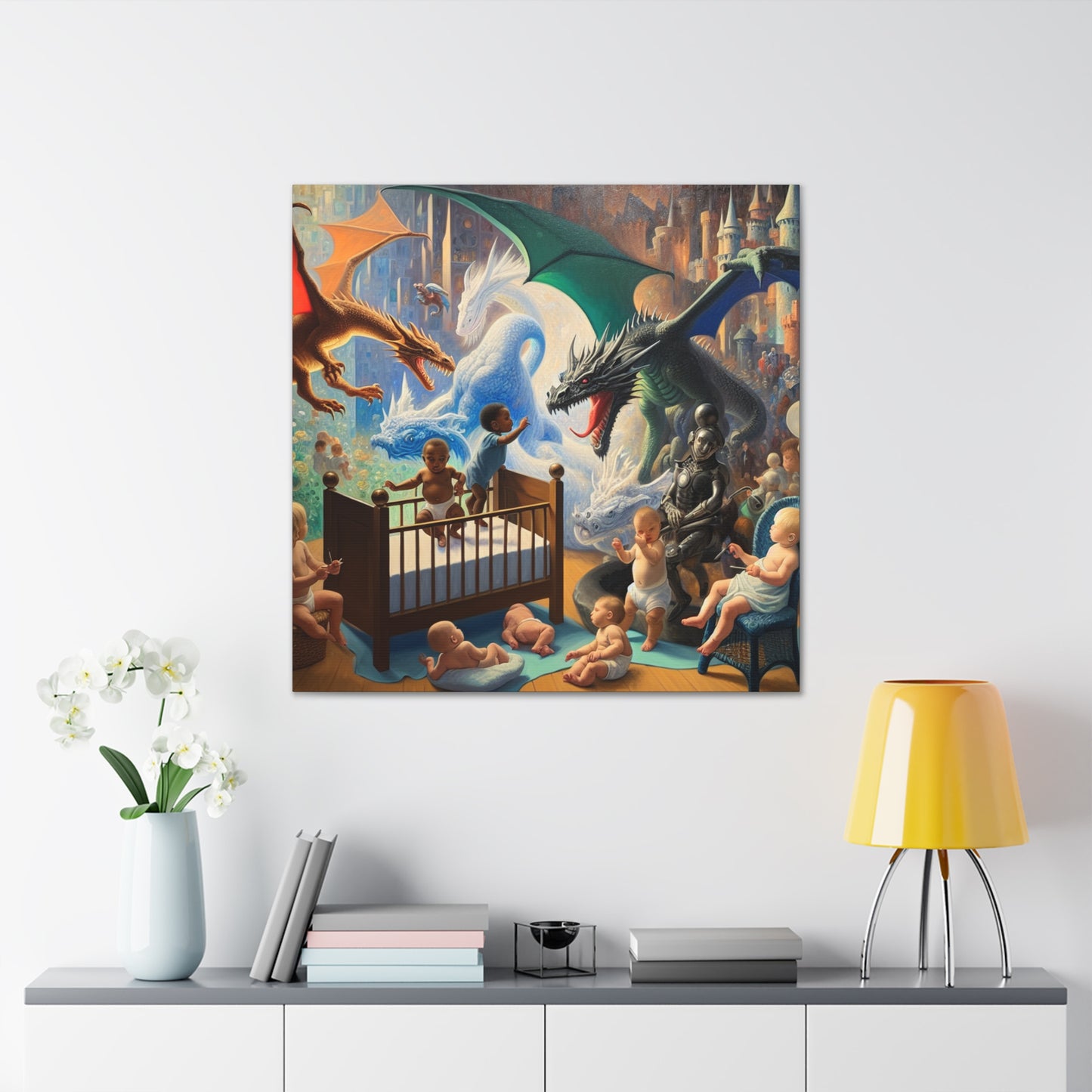 Dancing Dragon Dreams - Canvas