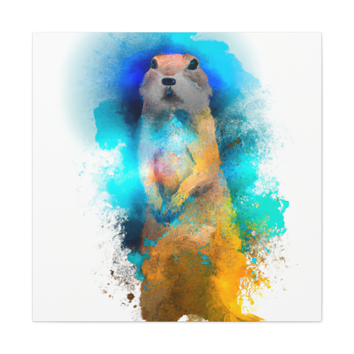 "Prairie Dog Realism" - Canvas