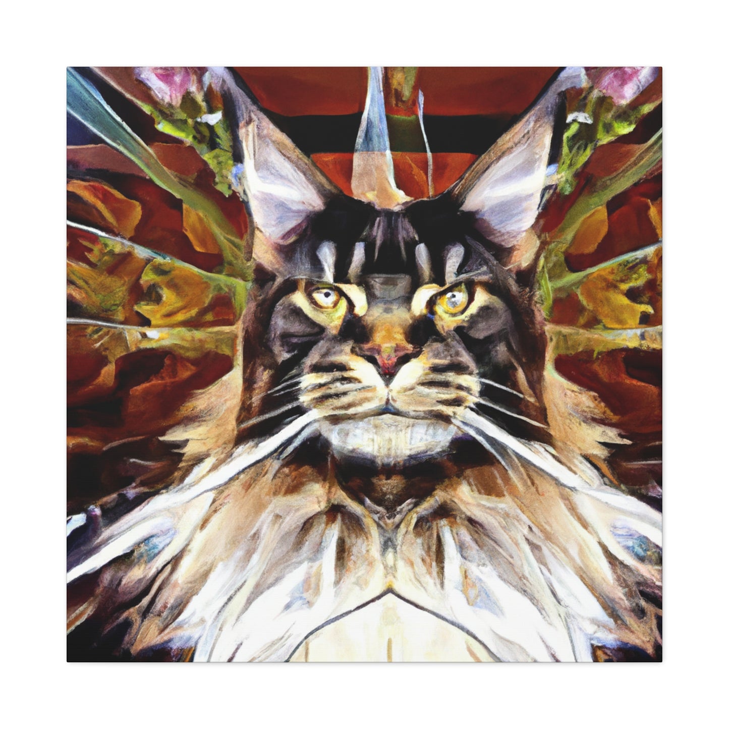 Maine Coon Surrealism - Canvas