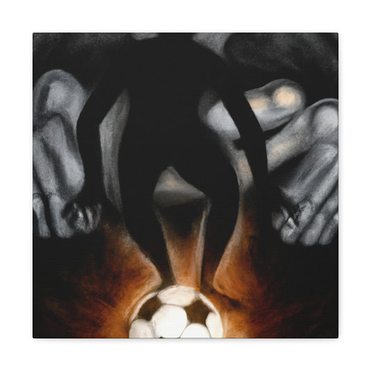 Football in Mirrors - Canvas