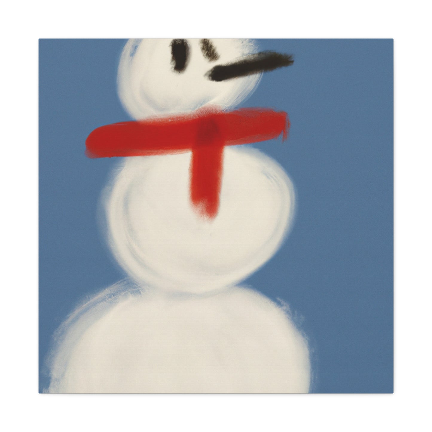 Snowman in Simplicity - Canvas