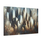 "Urban Symphony in Motion" - Canvas