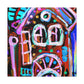 Gingerbread House Glows - Canvas