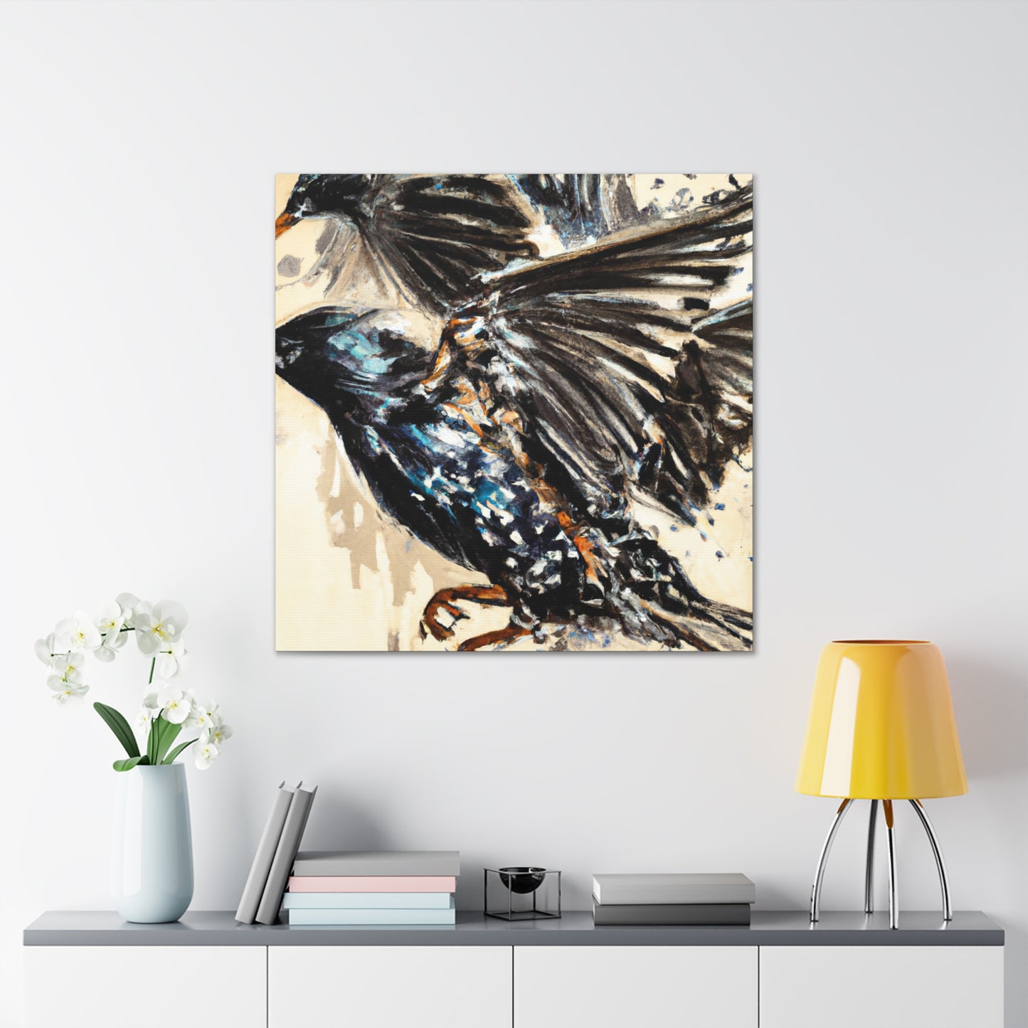 "European Starling Freedom" - Canvas