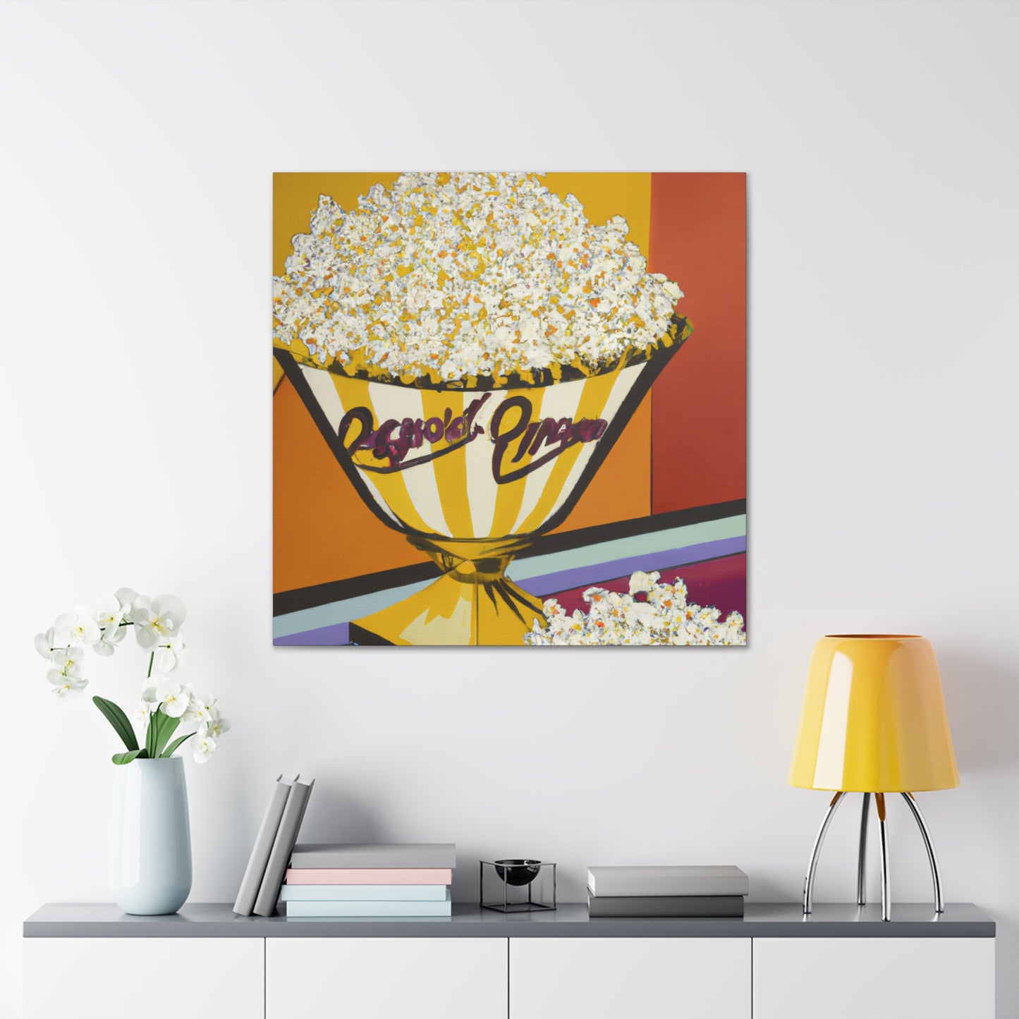 "Popcorn Art Deco Dream" - Canvas