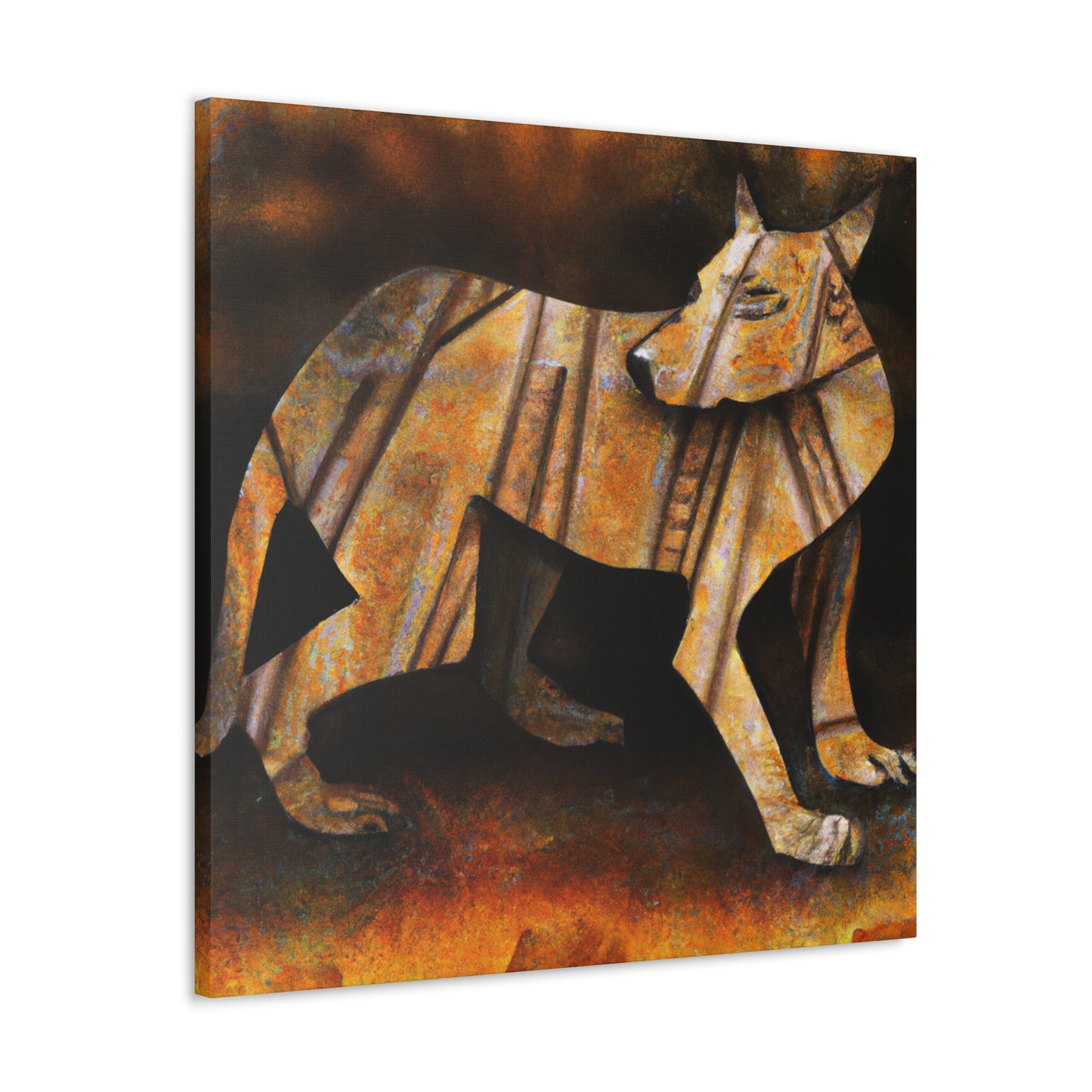 Roaring Tasmanian Tiger - Canvas