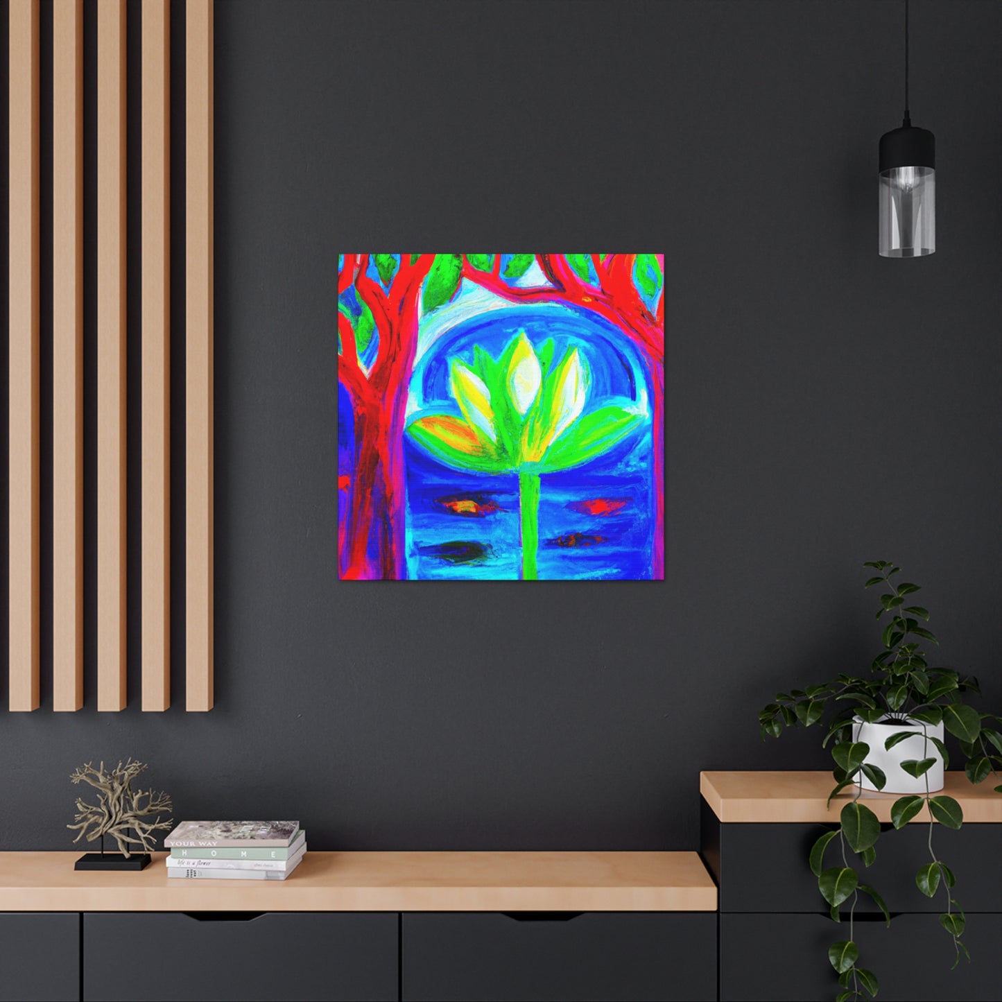 "Lotus of Elegance" - Canvas