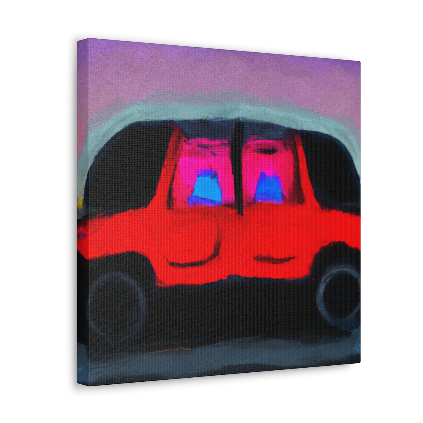 "Car in Abstract Color" - Canvas