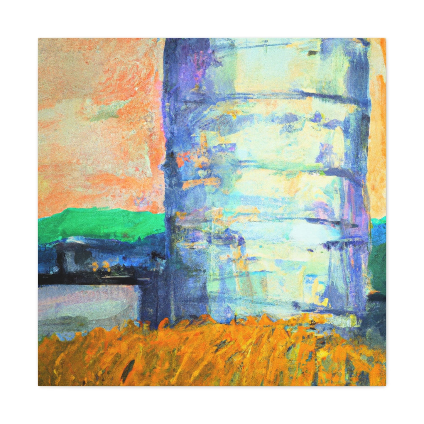 Silo in Abstraction - Canvas