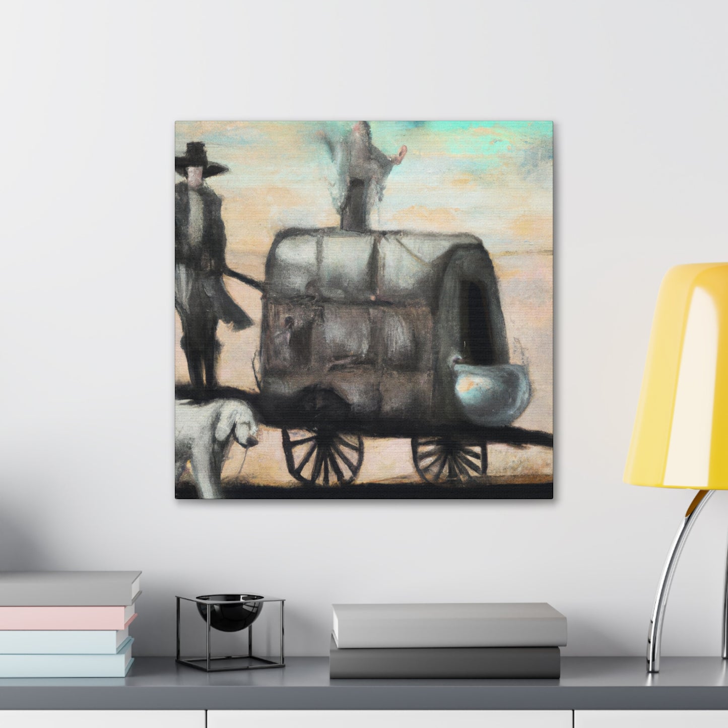 "Chuck-Wagon in Surreality" - Canvas